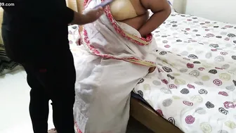 Neighbor Aunty Stripped From Saree And Banged In Her Bedroom