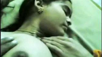 Desi Aunty Moaning While Hubby Squeezes Her Tits In Bedroom
