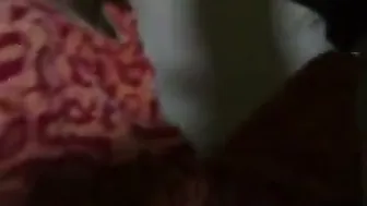 Married Aunty Sucking Neighbor's Cock Behind Closed Doors