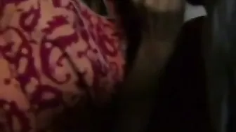 Married Aunty Sucking Neighbor's Cock Behind Closed Doors