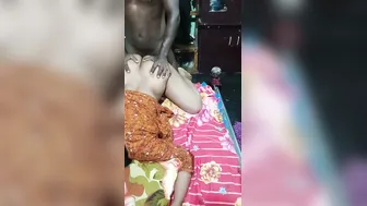 Tight Village Aunty Spreading Legs For Her Lover In Private