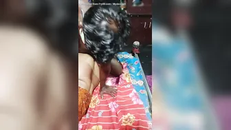 Tight Village Aunty Spreading Legs For Her Lover In Private