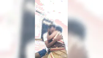 Tamil Aunty Dancing And Stripping Showing Her Curves For Lover