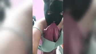 Catching My Aunty Changing Clothes Through The Bedroom Doorway