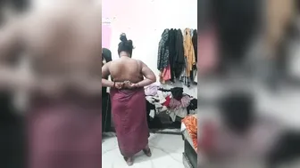 Catching My Aunty Changing Clothes Through The Bedroom Doorway