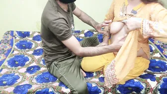 Village Aunty Bent Over Taking It Deep From Local Delivery Guy