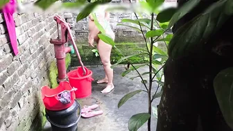 Catching My Girlfriend Naked Before Shower And Fucking Her Hard