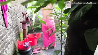 Catching My Girlfriend Naked Before Shower And Fucking Her Hard