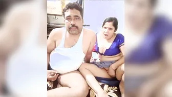 Uncle Fucking His Horny Aunty Wife In Their Bedroom At Night