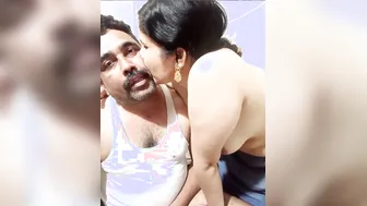 Uncle Fucking His Horny Aunty Wife In Their Bedroom At Night