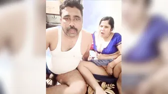 Uncle Fucking His Horny Aunty Wife In Their Bedroom At Night