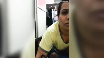 Young Boy Getting His Cock Sucked By Experienced Aunty At Home