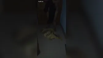 Neighbor Aunty Caught Washing Clothes Showing Her Thick Curves