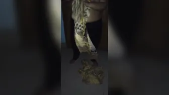 Neighbor Aunty Caught Washing Clothes Showing Her Thick Curves