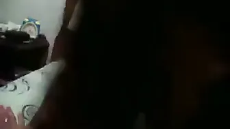 Busty Milf Aunty Giving Me Sloppy Blowjob In Her Living Room
