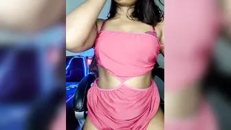 Curvy Desi Babe Stripping Live Showing Off Her Juicy Assets