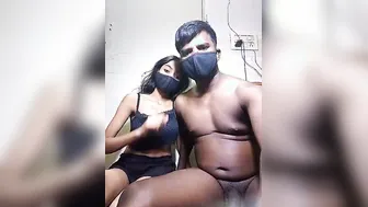 Young Desi Wife Performing Live Show Stripping For Strangers