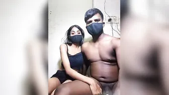 Young Desi Wife Performing Live Show Stripping For Strangers