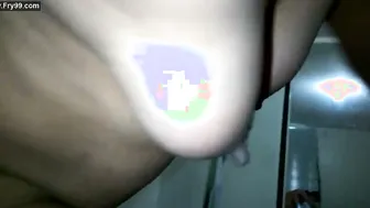 Horny Aunty Riding Her Man Hard Bouncing On His Cock Tonight