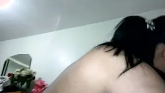 Horny Aunty Riding Her Man Hard Bouncing On His Cock Tonight