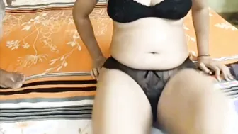 Desi Aunty Spreading Wide Ready To Take His Thick Dick Inside