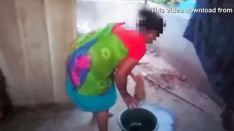 Housewife Getting Banged While Washing Clothes In Village Home
