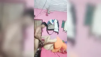Pounding Horny Aunty From Behind Making Her Moan Loudly
