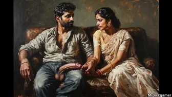 Horny Married Aunty Catching Servant Watching Her Gets Fucked Hard