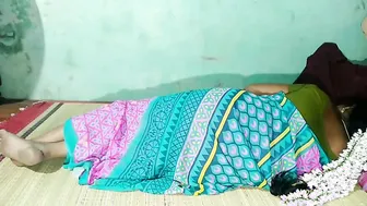 Young Desi Boy Pounding His Tamil Stepauntie In Bedroom Secretly
