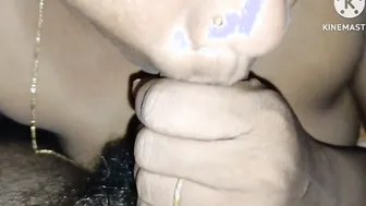 Telugu Aunty Sucking My Cock While Showing Her Massive Tits