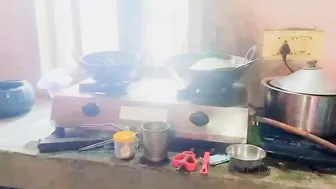 Sneaking Into Neighbor Aunty Kitchen Fucking Her Ass From Behind