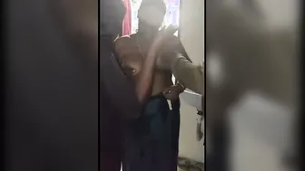 Bathing Aunty Caught And Fucked Hard By Two Strangers Together