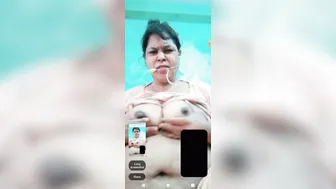 Horny Milf Aunty Getting Naked On Video Call Getting Recorded