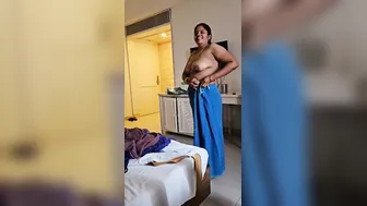 Hotel Room Wife Changing Caught On Hidden Camera Talking Dirty