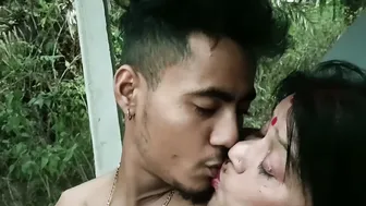 Curvy Aunty Getting Fucked Outdoors By Stranger With Big Cock