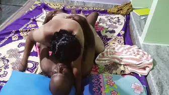 Horny Desi Aunty Stripping Naked For Her Young Neighbor At Home