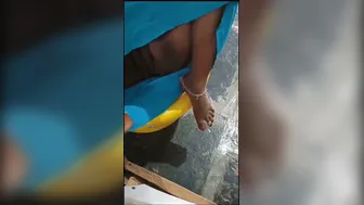 Bangalore Aunty Sitting Naked Spreading Wide For The Camera