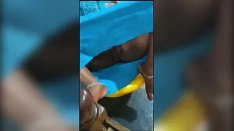 Bangalore Aunty Sitting Naked Spreading Wide For The Camera