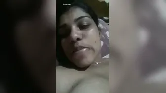 South Indian Aunty Teasing And Stripping On Video Call Session