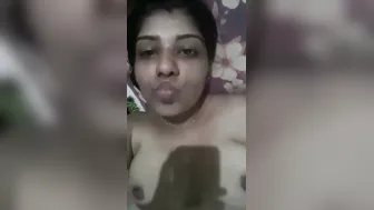 South Indian Aunty Teasing And Stripping On Video Call Session