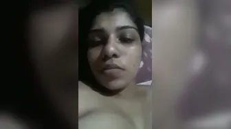 South Indian Aunty Teasing And Stripping On Video Call Session