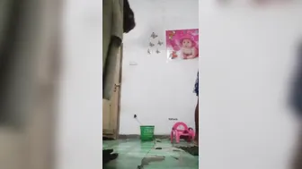 Village Aunty Giving Sloppy Blowjob To Her Young Lover