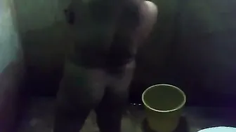 Watching Next Door Aunty Showering And Touching Herself Alone