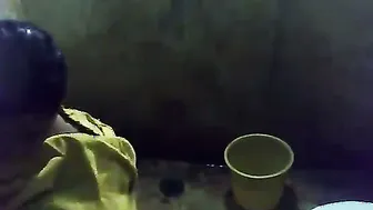 Watching Next Door Aunty Showering And Touching Herself Alone