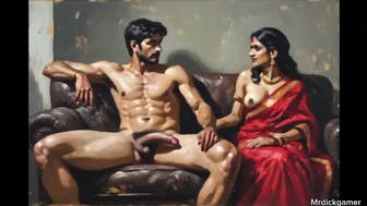 Horny Desi Aunty Riding Her Younger Boyfriend Hard In Bedroom