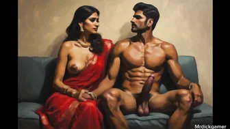Horny Desi Aunty Riding Her Younger Boyfriend Hard In Bedroom