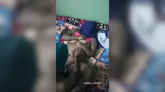 Two Horny Tamil Aunties Sharing One Lucky Guy In Bedroom Fun