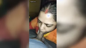 Slutty Aunty Sucking Off Her Devar Until He Explodes In Mouth