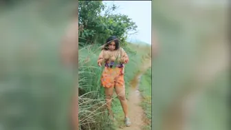 Massaging Tamil Aunty's Huge Boobs Before Fucking Her So Good