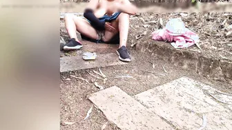 Village Aunty Stripping Naked For Her Outdoor Bath Looking Sexy